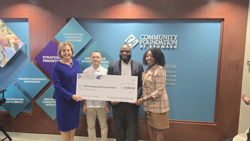 Community Foundation of Broward celebrates 40th anniversary by awarding ’40 for 40′ grants